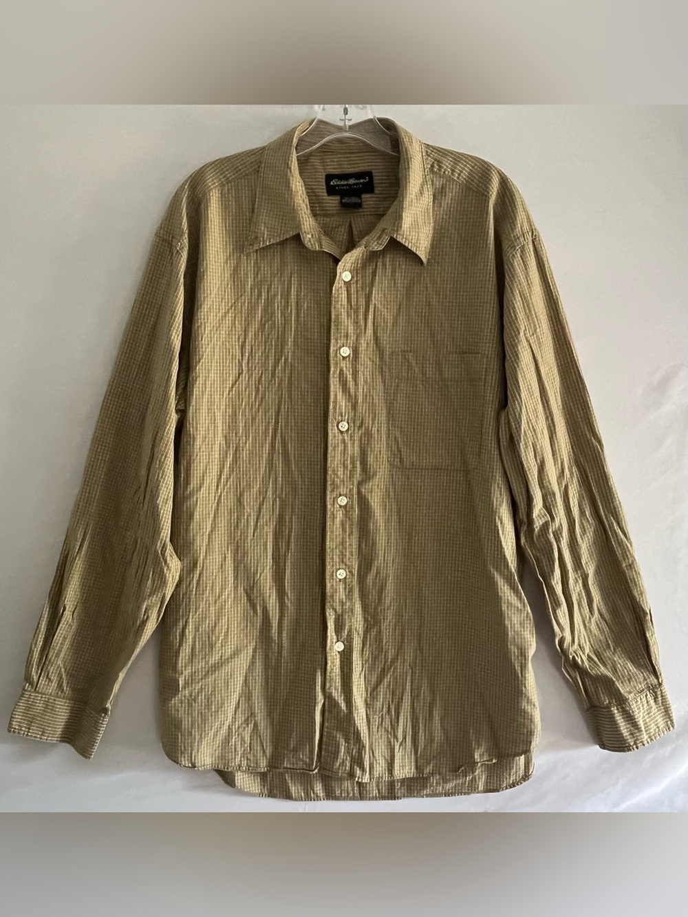 Eddie Bauer Vintage Earth Tone Plaid Button Down L Grandpacore Aesthetic